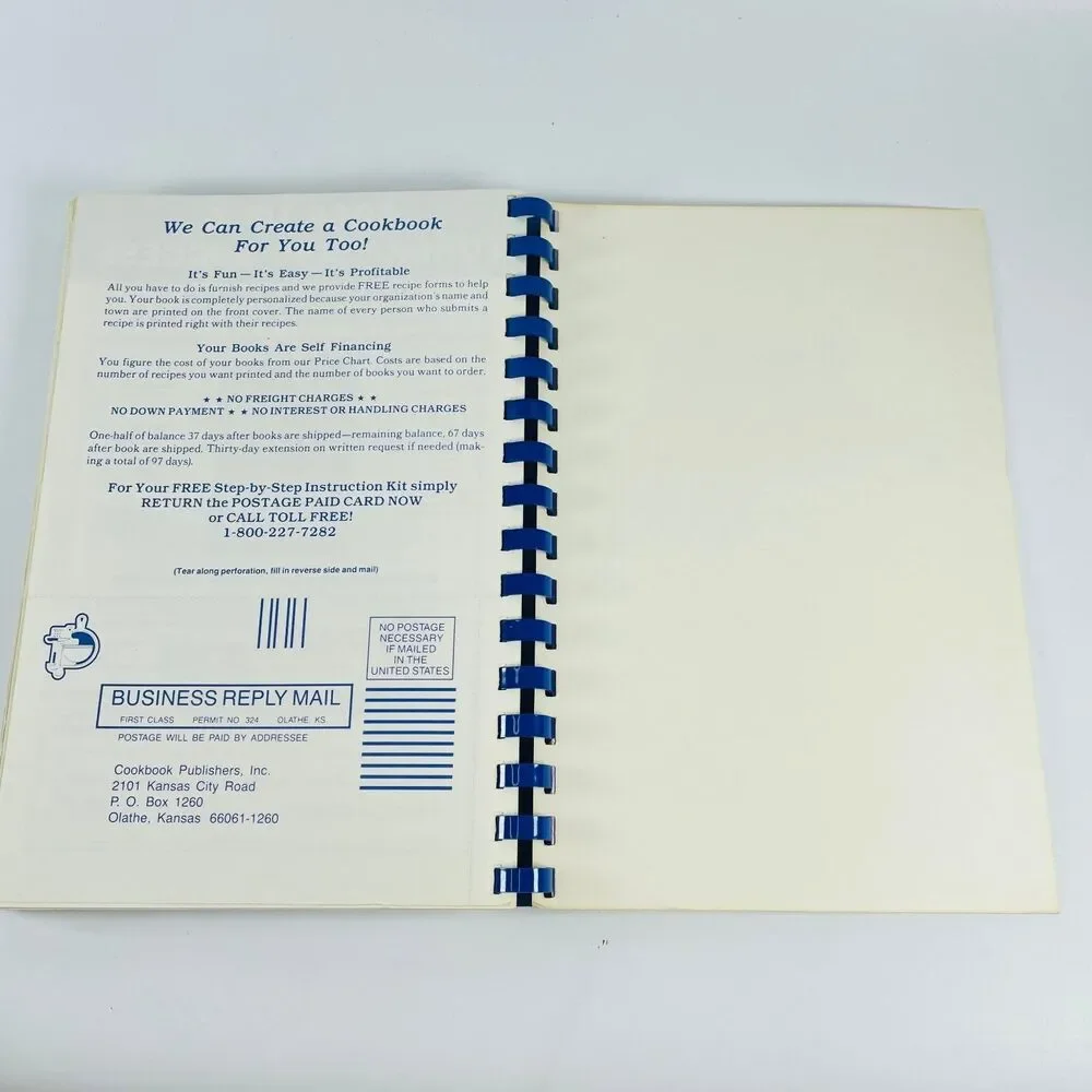 Good Shepherd Parish Cookbook Various 1985 Spiral Bound Vintage Cookbook Omaha